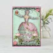 Mys Moederdag Gathering-uitnodiging Kaart (Staand voorkant)