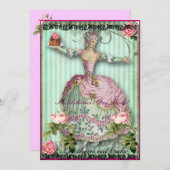 Mys Moederdag Gathering-uitnodiging Kaart (Voorkant / Achterkant)