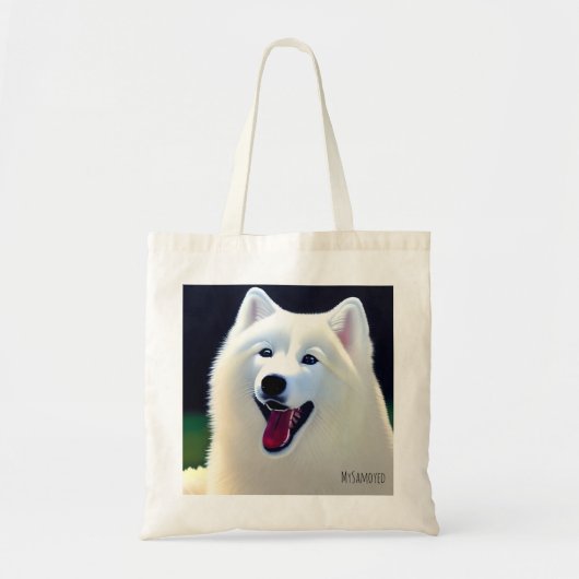 MySamoyed Personalized Gift Idee Cute Samoyed Tote Bag (Voorkant)