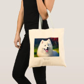 MySamoyed Personalized Gift Idee Cute Samoyed Tote Bag (Voorkant (product))