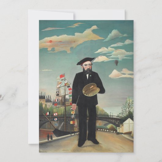 Myself Portrait Landscape 1890, Henri Rousseau (Voorkant)