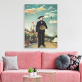 Myself Portrait Landscape 1890, Henri Rousseau Canvas Afdruk (Insitu (Woonkamer))