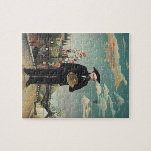 Myself Portrait Landscape 1890, Henri Rousseau Legpuzzel (Horizontaal)