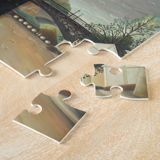 Myself Portrait Landscape 1890, Henri Rousseau Legpuzzel (Zijkant)