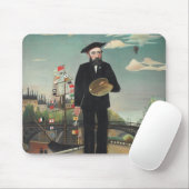 Myself Portrait Landscape 1890, Henri Rousseau Muismat (Met muis)