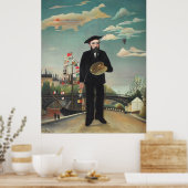 Myself Portrait Landscape 1890, Henri Rousseau Poster (Keuken)