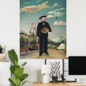 Myself Portrait Landscape 1890, Henri Rousseau Poster (Thuiskantoor)
