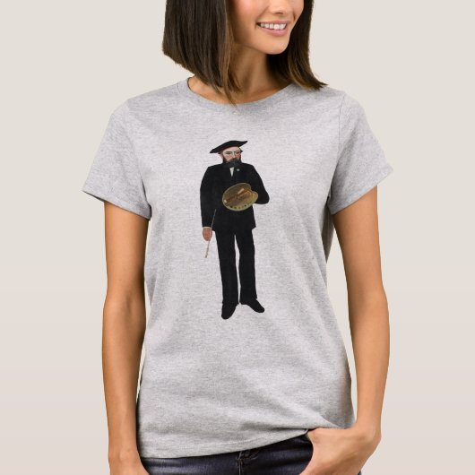 Myself Portrait Landscape 1890, Henri Rousseau T-shirt (Voorkant)