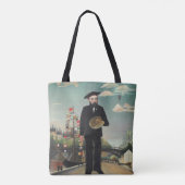 Myself Portrait Landscape 1890, Henri Rousseau Tote Bag (Achterkant)
