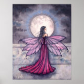 Mysitc Midnight Fairy Poster Print (Voorkant)