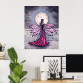 Mysitc Midnight Fairy Poster Print (Thuiskantoor)