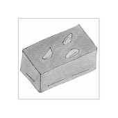 Mysore Pak Indian Sweet Bakery Pastry Chef Food Rubberstempel (Afrduk)