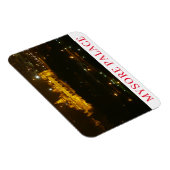 Mysore Palace bij nacht fridge magnet Magneet (Rechterzijde)