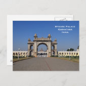 Mysore Palace India Toerismereizen Briefkaart (Voorkant / Achterkant)