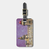 Mysore Palace - Lake Pichola Udaipur bij zonsonder Bagagelabel (Voorkant verticaal)