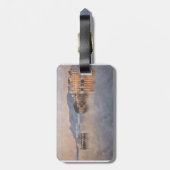 Mysore Palace - Lake Pichola Udaipur bij zonsonder Bagagelabel (Achterkant verticaal)