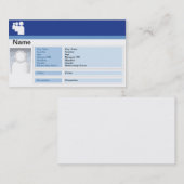 Myspace Dark - Business Visitekaartje (Voorkant / Achterkant)