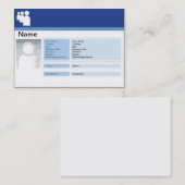 Myspace Dark - Chubby Visitekaartje (Voorkant / Achterkant)