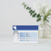 Myspace Dark - Chubby Visitekaartje (Staand voorkant)