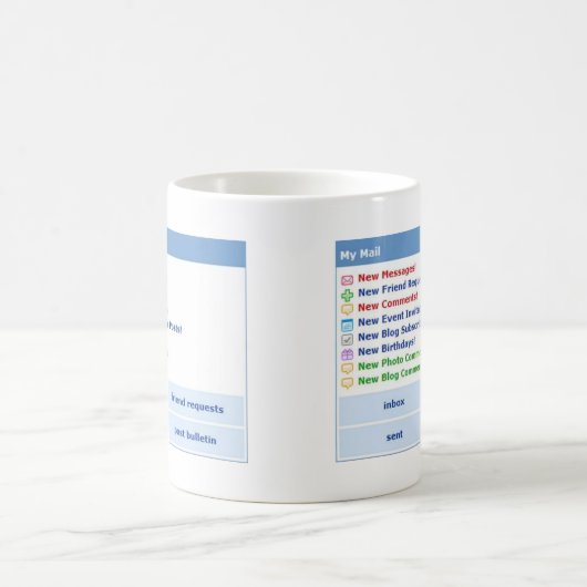 MYSPACE Geïnspireerde Mok 2000-esthetisch cadeau (Center)