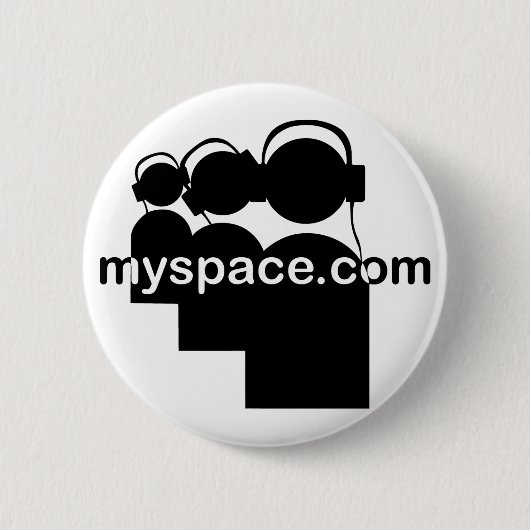Myspacerecords Ronde Button 5,7 Cm (Voorkant)