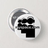 Myspacerecords Ronde Button 5,7 Cm (Voorkant /achterkant)