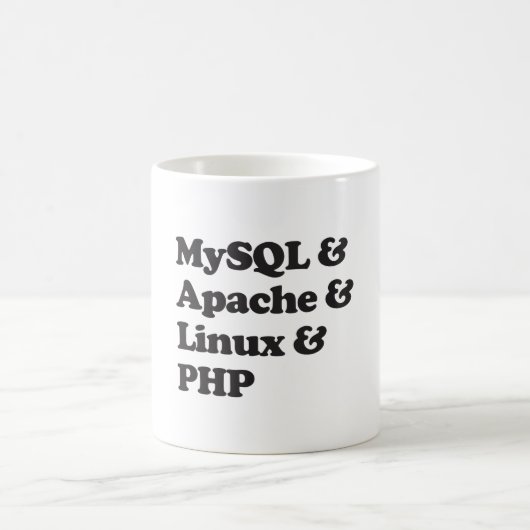 Mysql Apache Linux PHP Koffiemok (Center)