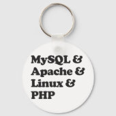 Mysql Apache Linux PHP Sleutelhanger (Voorkant)