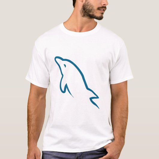 MySQL-ontwikkelaar - relationeel databasebeheersys T-shirt (Voorkant)