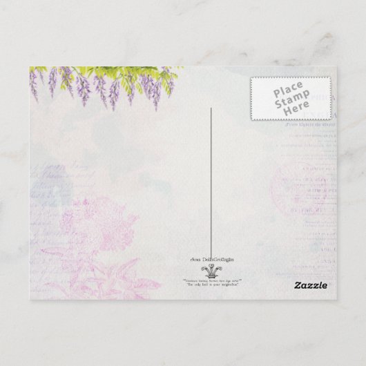 Mysteria Lane Briefkaart (Achterkant)