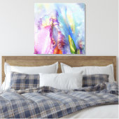 Mysterie Abstract Canvas Afdruk (Insitu (Slaapkamer))