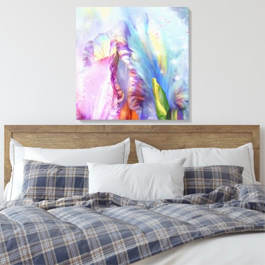 Mysterie Abstract Canvas Afdruk (Insitu (Slaapkamer))