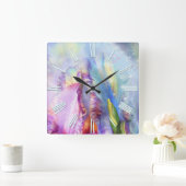 Mysterie Abstract Vierkante Klok (Huis)