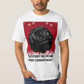 Mysterie bloeit deze kerst. t-shirt (Voorkant)