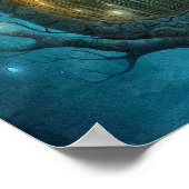 Mysterie bosboomgezichtsdruk | Afdruk bomen Poster (Hoek)