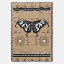 Mysterie Butterfly Festival Fringe Blanket