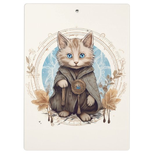 Mysterie Cat Klembord (Achterkant)