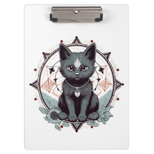 Mysterie Cat Klembord (Voorkant)
