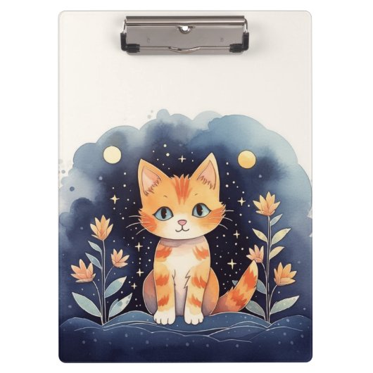 Mysterie Cat Klembord (Voorkant)