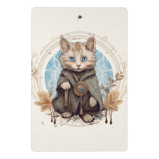 Mysterie Cat Mini Klembord (Achterkant)