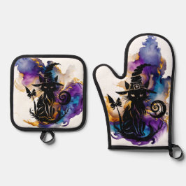 Mysterie Cat Ovenwant & Pannenlap Set