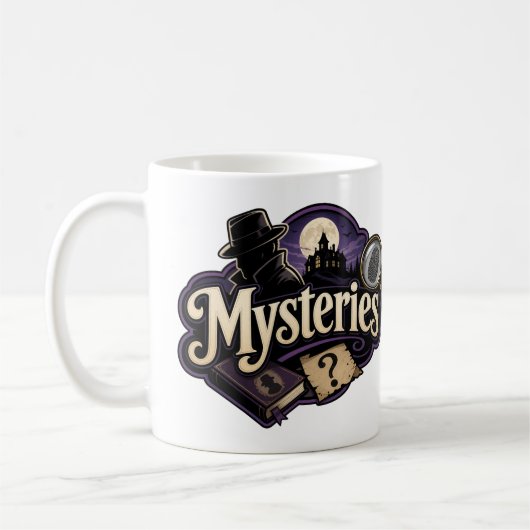 Mysterie Fictie Liefhebber Koffiemok (Links)