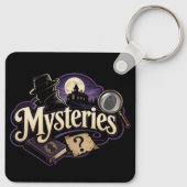 Mysterie Fictie Liefhebber Sleutelhanger (Achterkant)