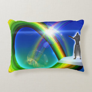 Mysterie Figuur bij de Interdimensionale Stargate Accent Kussen