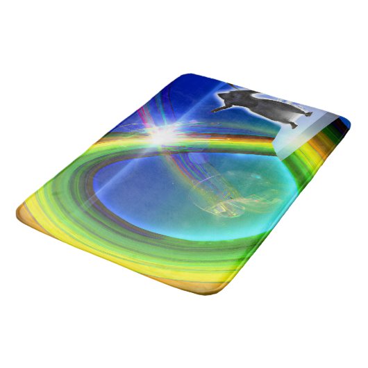 Mysterie Figuur bij de Interdimensionale Stargate Badmat (Gekanteld)