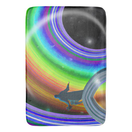 Mysterie Figuur bij de Interdimensionale Stargate Badmat (Voorkant Verticaal)