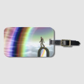 Mysterie Figuur bij de Interdimensionale Stargate Bagagelabel (Voorkant (horizontaal))