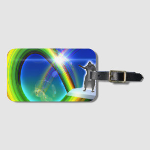 Mysterie Figuur bij de Interdimensionale Stargate Bagagelabel