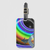 Mysterie Figuur bij de Interdimensionale Stargate Bagagelabel (Voorkant (verticaal))