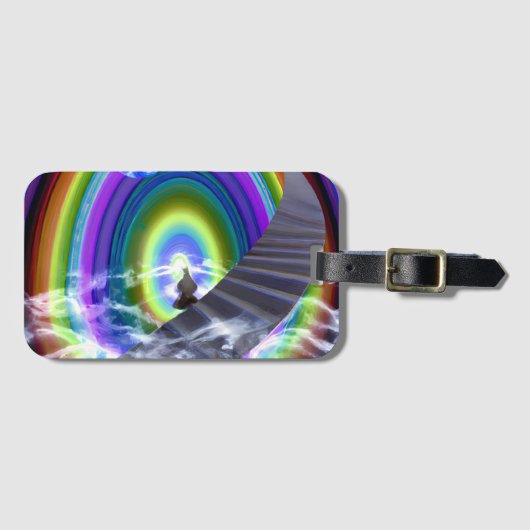 Mysterie Figuur bij de Interdimensionale Stargate Bagagelabel (Voorkant (horizontaal))